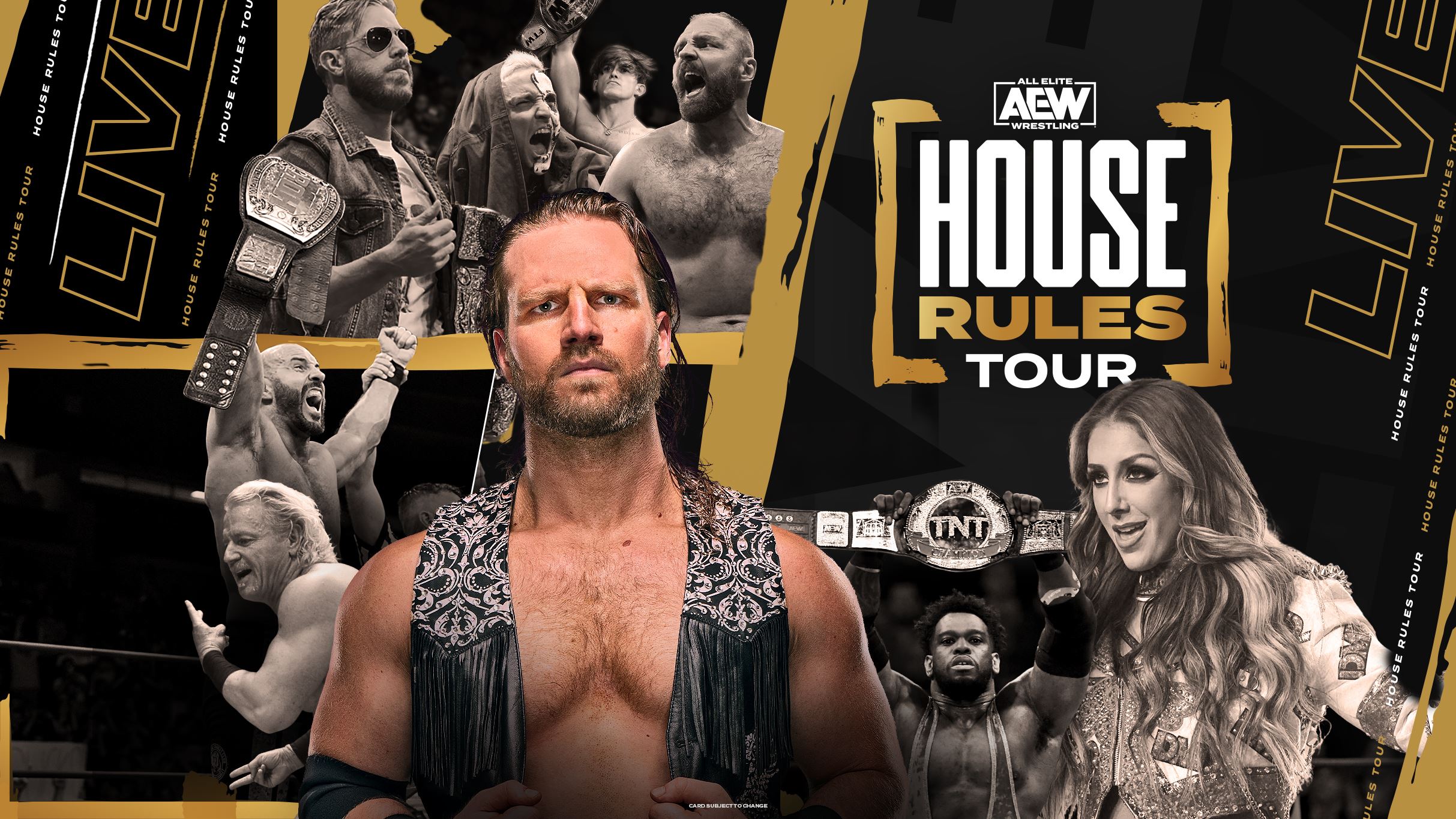 AEW Wrestling Advertisement
