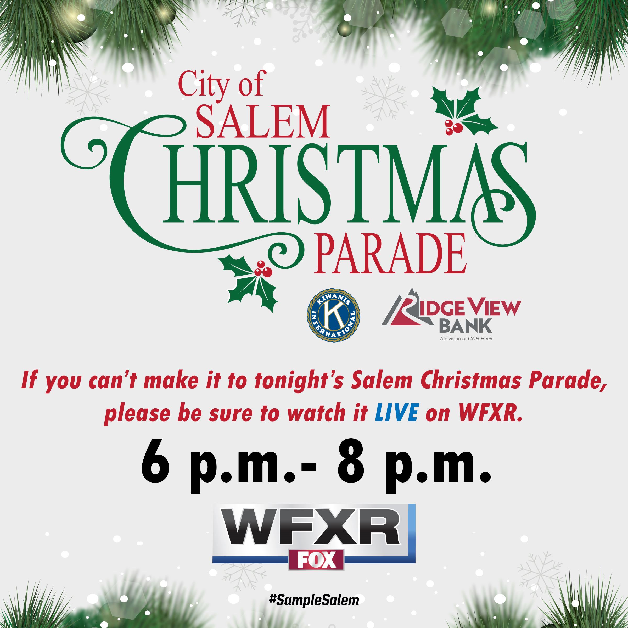 Salem Christmas Parade Road Closures